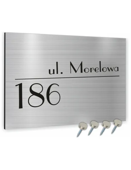 Tabliczka Adresowa Aluminiowa Tablica Numer na Zamówienie