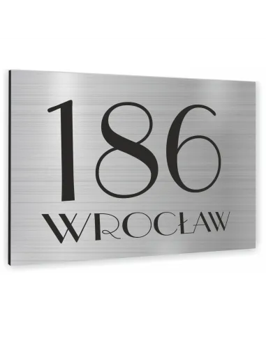 Tablica Adresowa Metal Numer Domu Posesji Dibond 40x30 cm