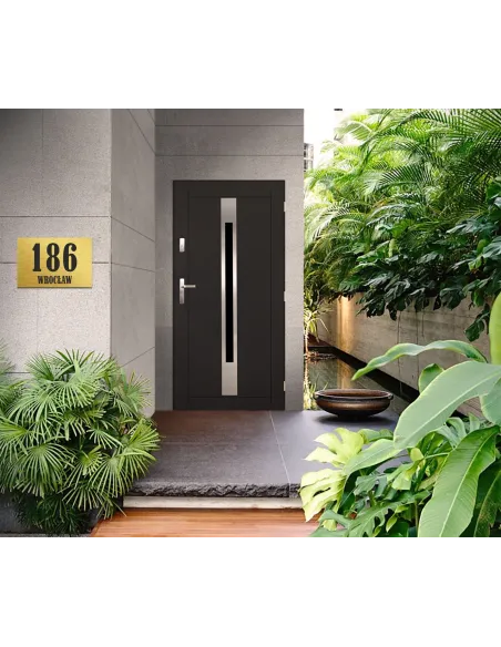 Tabliczka Tablica Adresowa Numerem Domu 40x30 cm Dibond