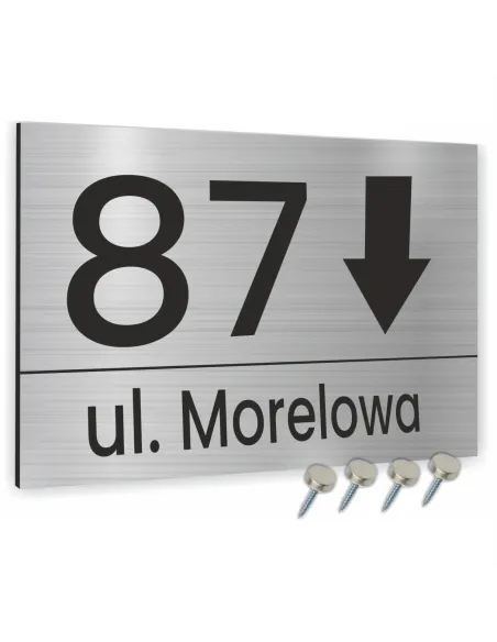 Tabliczka Tablica Adresowa Aluminiowa Kierunkowa 40x30cm