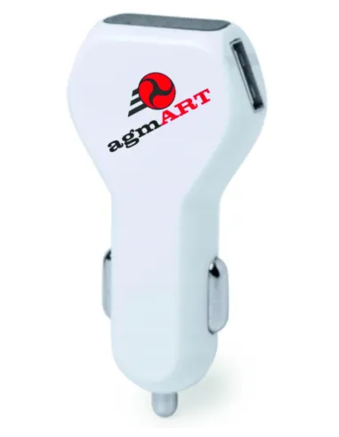 Ładowarka Samochodowa Usb z Nadrukiem z Grawerem z logo