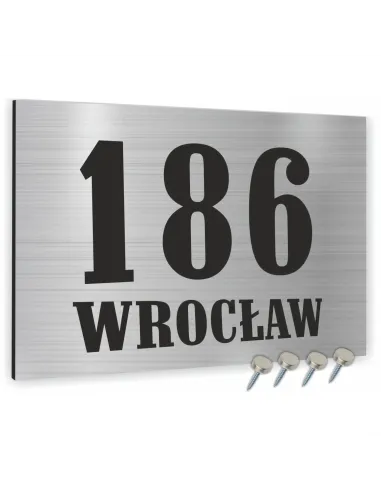 Tabliczka 15x20 Adresowa Numer Domu Nazwa Ulicy Dibond