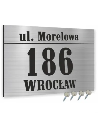 Tabliczka 15x20 Adresowa Aluminiowa Tablica Numer Domu