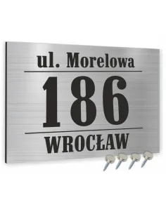 Tabliczka Nr Domu Tablica Adresowa Aluminium 20x15 cm Dibond