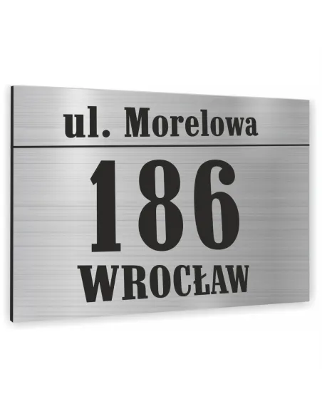 Tabliczka 15x20 Adresowa Aluminiowa Tablica Numer Domu