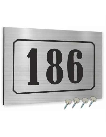 Tablica Adresowa Numerem Domu Dibond 20x15 cm z Nadrukiem