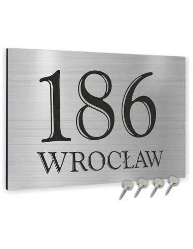 Tabliczka 20x15 cm Adresowa Aluminiowa Tablica Numer