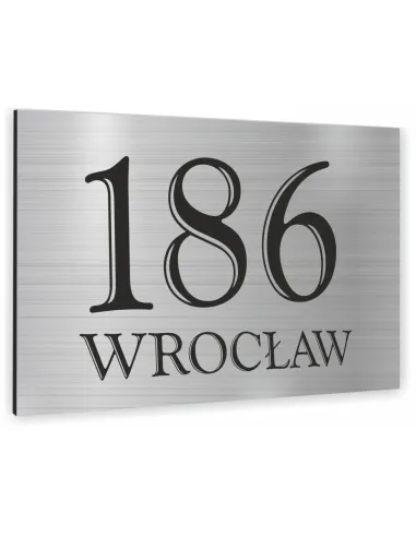 Tabliczka 20x15 cm Adresowa Aluminiowa Tablica Numer
