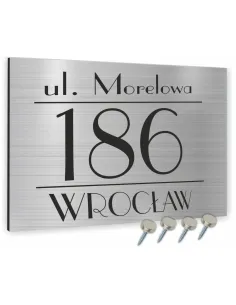 Tabliczka Tablica Adresowa Numerem Domu 20x15 cm Dibond