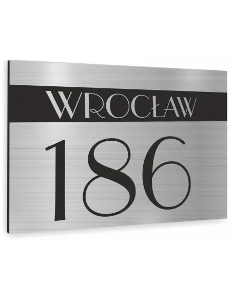 Tabliczka 20x15 Adresowa Aluminiowa Numer Dom Dibond