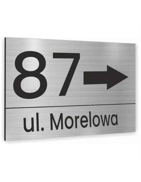 Tablica z Numerem Domu Tabliczka Adresowa 20x15cm Dibond