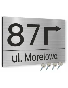 Tablica Adresowa Numer Domu Oznakowanie 20x15 cm Dibond