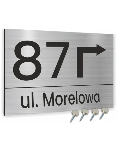 Tablica Adresowa Numer Domu Oznakowanie 20x15 cm Dibond
