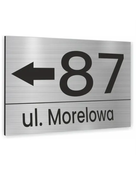 Tabliczka Tablica Adresowa Aluminiowa Wkrętami Dibond 20x15