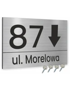 Tabliczka Tablica Adresowa Aluminiowa Kierunkowa 20x15