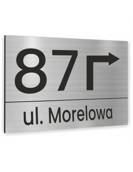 Tablica Adresowa Numer Domu Oznakowanie 20x15 cm Dibond