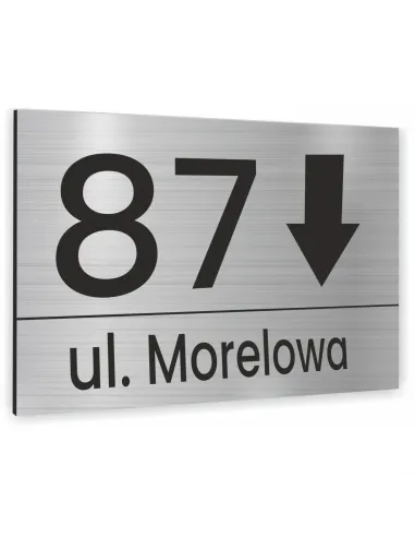 Tabliczka Tablica Adresowa Aluminiowa Kierunkowa 20x15