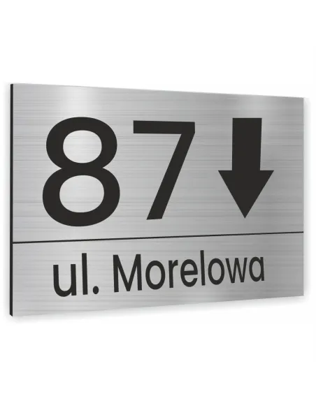 Tabliczka Tablica Adresowa Aluminiowa Kierunkowa 20x15