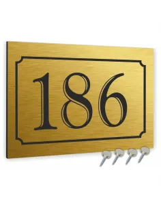 Tablica Adresowa Metalowa Nazwa Ulicy Aluminium 20x15