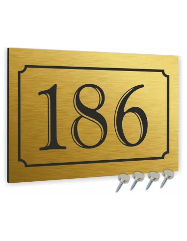 Tablica Adresowa Metalowa Nazwa Ulicy Aluminium 20x15