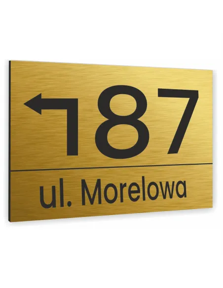 Tabliczka 20x30 cm Tablica Adresowa Numer Domu Strzałka