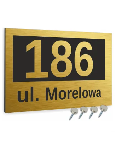 Tabliczka Adresowa Aluminiowa Tablica Numer Domu Reklamowy