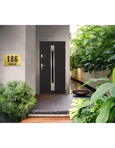 Tabliczka Adresowa Aluminiowa Tablica Numer Domu Reklamowy