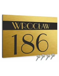 Tablica Adresowa Metal Numer Domu Posesji na Zamówienie