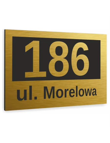 Tabliczka Adresowa Aluminiowa Tablica Numer Domu Reklamowy