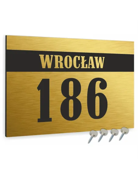 Tabliczka Adresowa Aluminiowa Tablica Numer Domu Drukowany