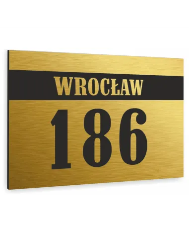 Tabliczka Adresowa Aluminiowa Tablica Numer Domu Drukowany