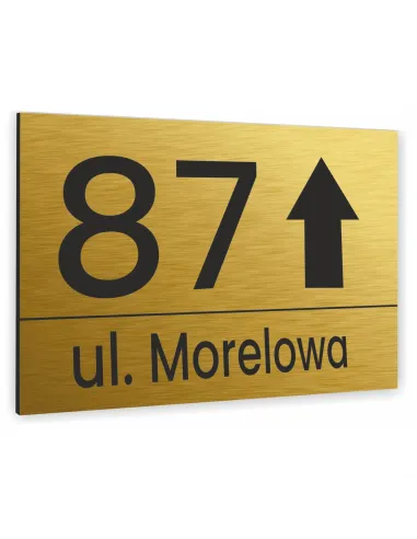 Tabliczka 40x30 cm Adresowa Twoim Adresem Strzałka