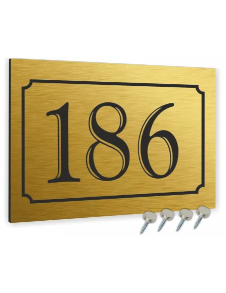 Tablica Adresowa Metalowa Nazwa Ulicy Aluminium z Projektem