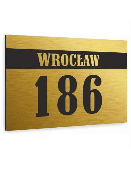 Tabliczka Adresowa Aluminiowa Tablica Numer Domu do Firmy