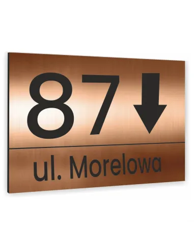 Tabliczka 20x15 cm Tablica Adresowa Aluminiowa Kierunkowa