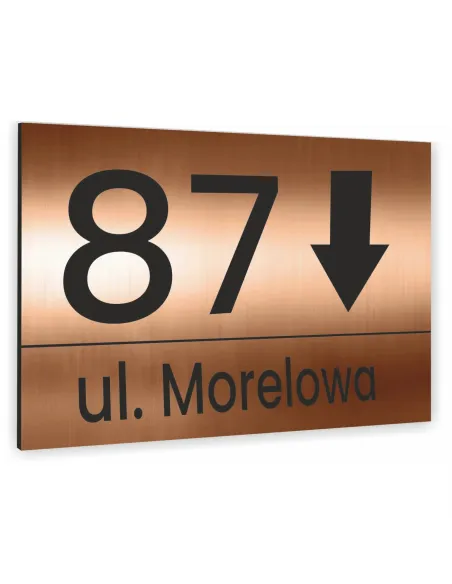 Tabliczka 20x15 cm Tablica Adresowa Aluminiowa Kierunkowa