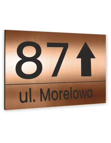 Tabliczka Adresowa Twoim Adresem Strzałka Personalizowany