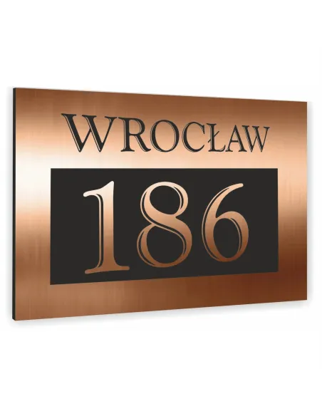 Tabliczka 15x20 Tablica Aluminiowa Adresowa Numer Domu