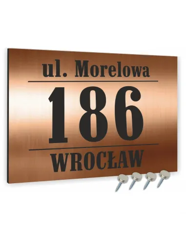 Tabliczka Adresowa Aluminiowa Tablica Numer Domu Tabliczka
