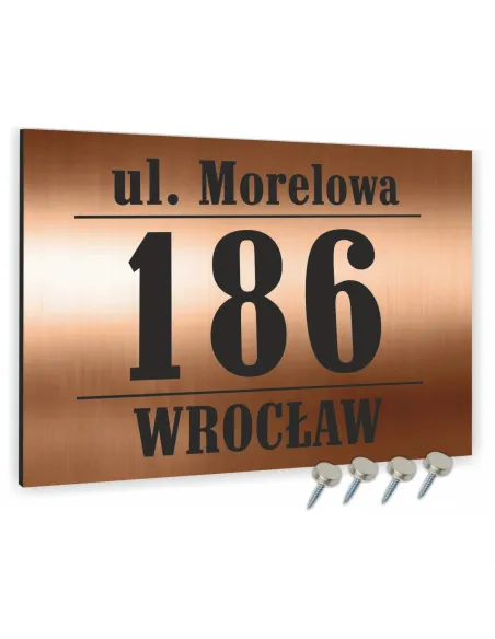 Tabliczka Adresowa Aluminiowa Tablica Numer Domu Tabliczka