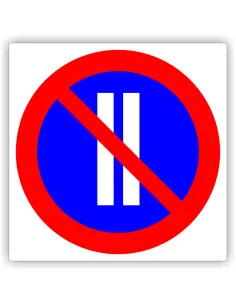 Znak Drogowy 40x40 cm Tablica Informacyjna B38 Zakaz