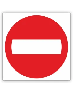 Znak Drogowy Tablica Informacyjna B2 Zakaz Wjazdu – Znak