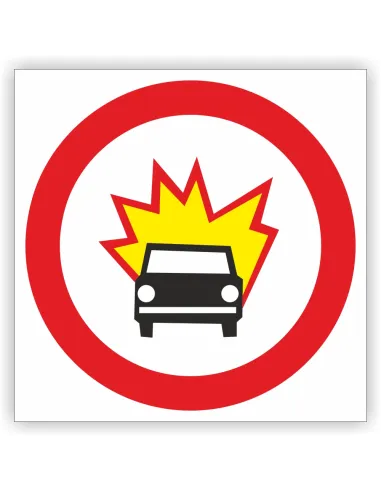 Znak Drogowy Tablica Informacyjna B13 Zakaz Wjazdu Pojazdów