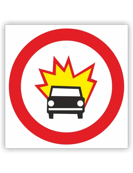 Znak Drogowy Tablica Informacyjna B13 Zakaz Wjazdu Pojazdów