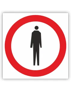 Znak Drogowy Tablica Informacyjna B41 Zakaz Personalizowany