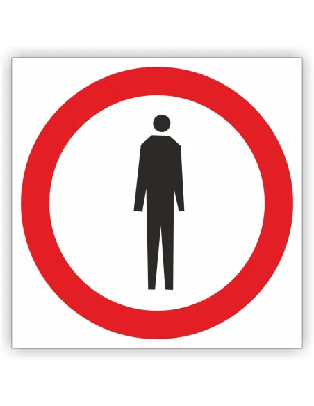 Znak Drogowy Tablica Informacyjna B41 Zakaz Personalizowany