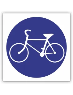 Znak Drogowy Tablica Informacyjna C13 Droga Rowerów Nakazu