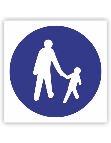 Znak Drogowy Tablica Informacyjna c16 Droga Pieszych