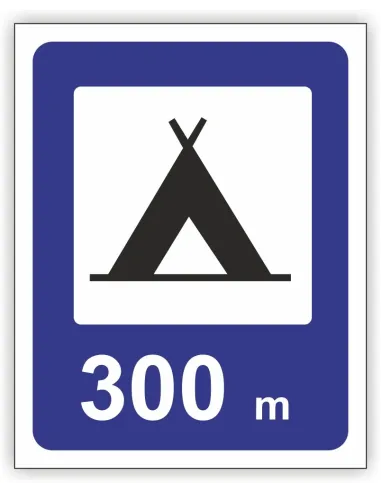 Znak Drogowy Tablica Informacyjna D30 Obozowisko (kemping)