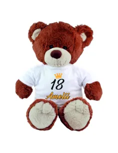 Pluszowy Miś Brązowy Personalizowany z Haftem na Prezent